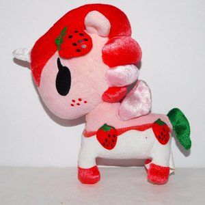 Neon Star Tokidoki Plush Unicorno Ruby Strawberry Unicorn 8" stuffed